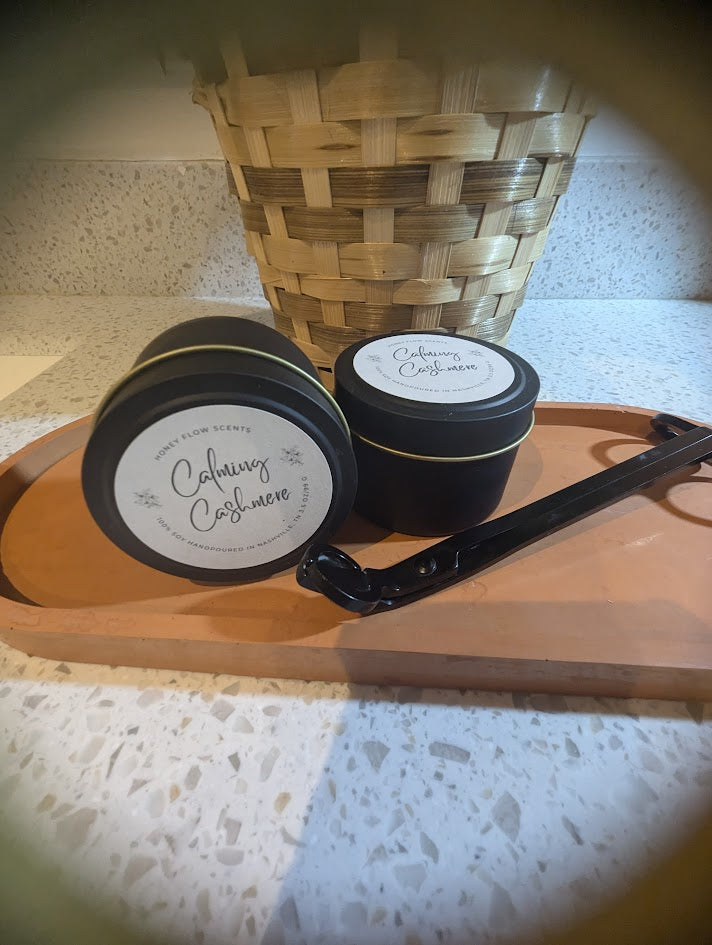Calming Cashmere- 4 oz tin candle