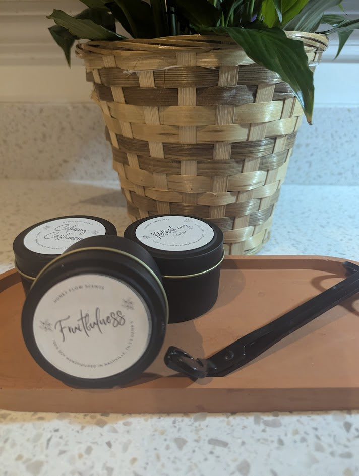 Fruitfulness - 4 oz tin candle