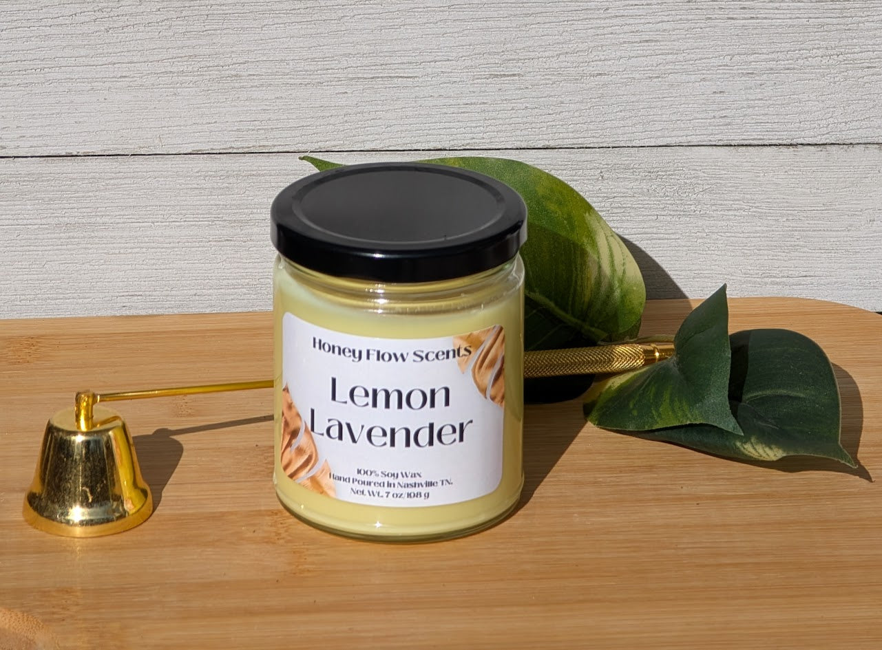 Lemon lavender 9 oz Candle