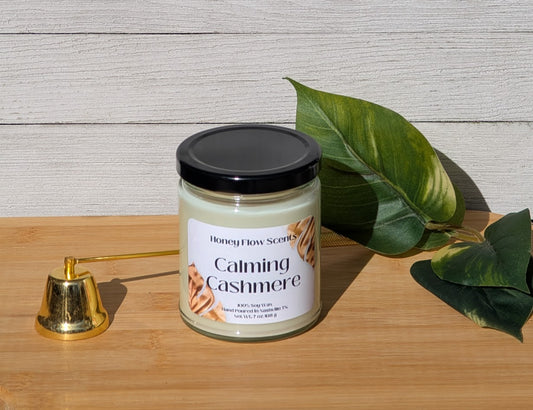 Calming Cashmere - 9 oz candle jar