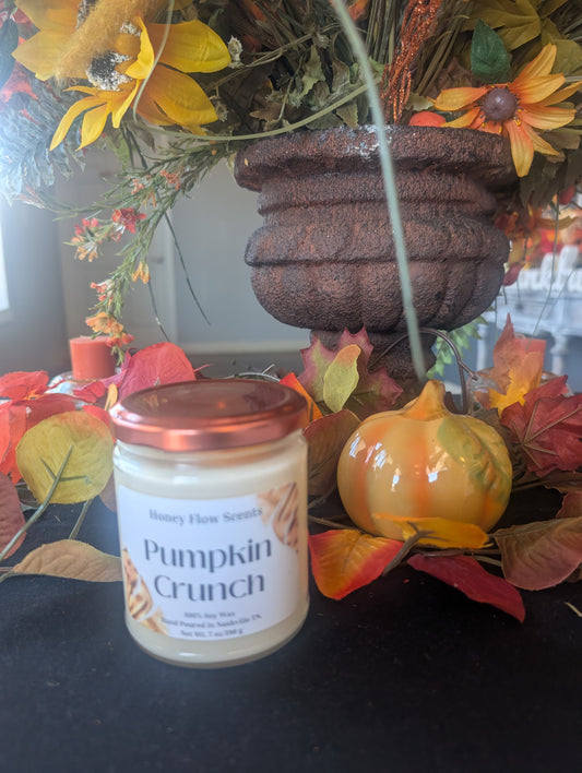 Pumpkin Crunch 9 oz jar candle