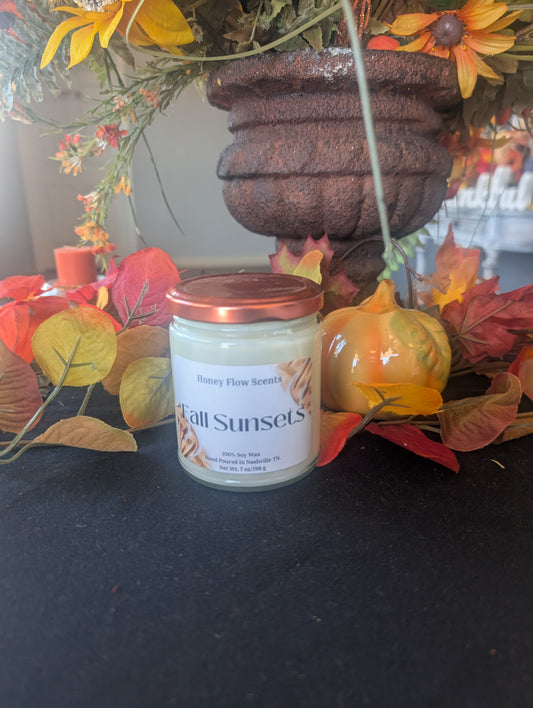Fall Sunsets  9 oz jar